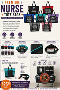 🩺💜 NURSES DESERVE A BAG WITH ATTITUDE!