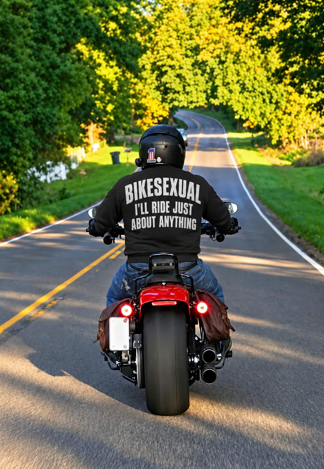 BIKESEXUAL – I’ll Ride Just About Anything-T-shirt