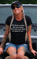 My Bush Is Thicker Than Your Beard T-shirt