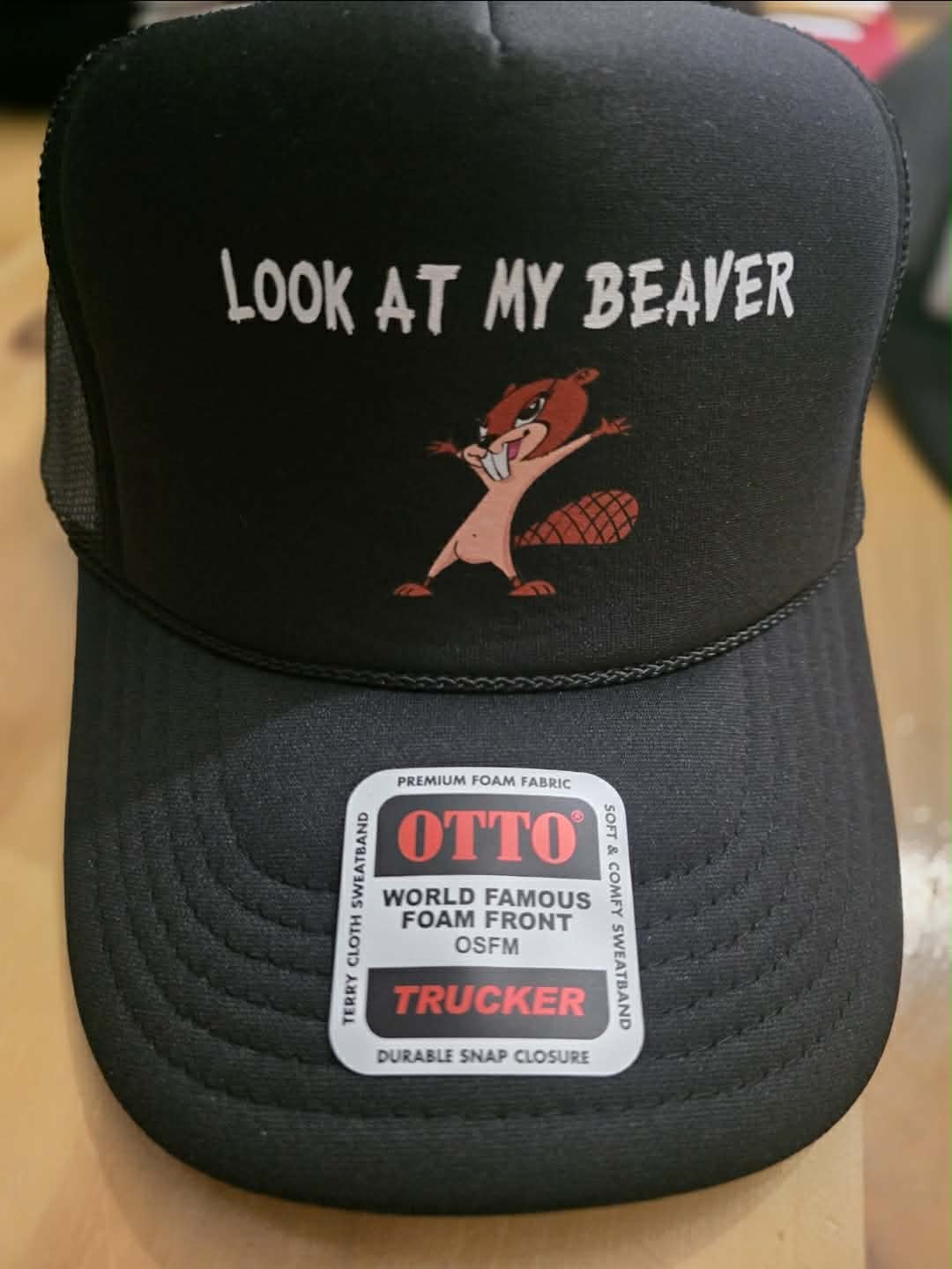 LOOK AT MY BEAVER -OTTO HAT