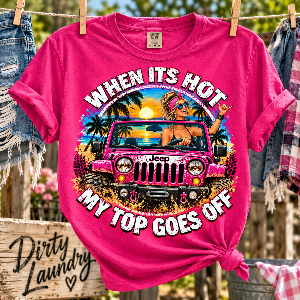 When It’s Hot, My Top Goes Off-T-shirt